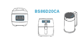 HOLTEK新推出BS86D20CA高抗干扰A/D Touch MCU